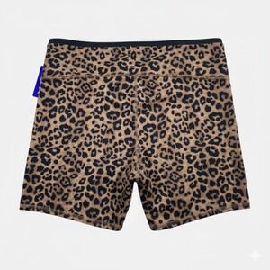 JoyLab Kids Girls Size XL Leopard Print Bike Shorts Brown Black Pull On NWT